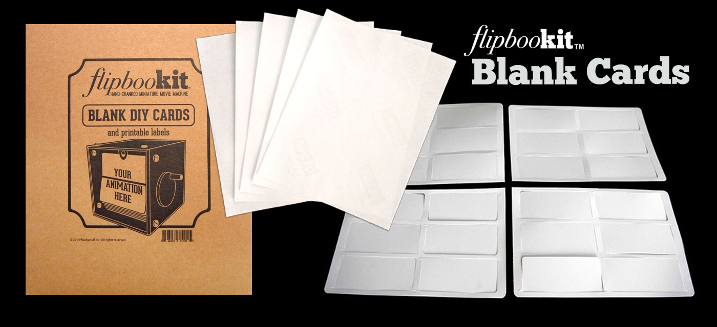 Blank Card Kit - Create your own animation for Flipbookit